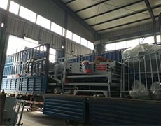 茂恒機械雙比重復(fù)式精選機除塵器裝車發(fā)貨
