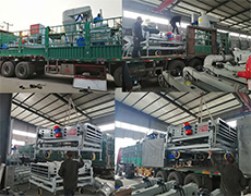 第二車種子精選機(jī)、定量包裝機(jī)已裝車完畢！