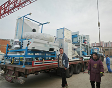 茂恒機(jī)械：種子精選機(jī)系列裝車發(fā)貨